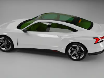 Aston Martin e-Tron 3D model