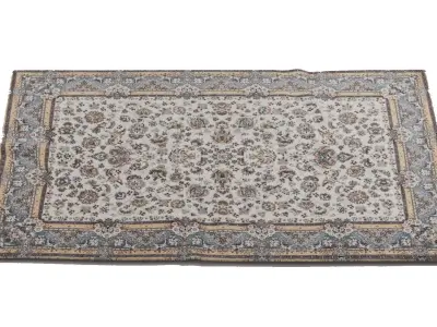 Turkish Vintage Carpet 05  3D model