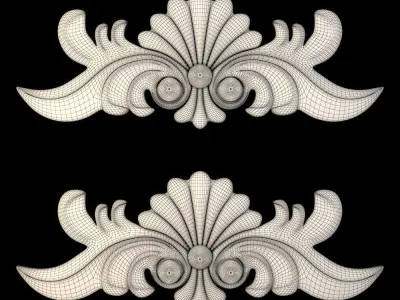 Decorative Ornaments - 05 3D model