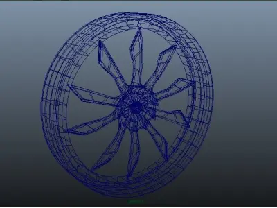 Simple Star Rim Free low-poly 3D model