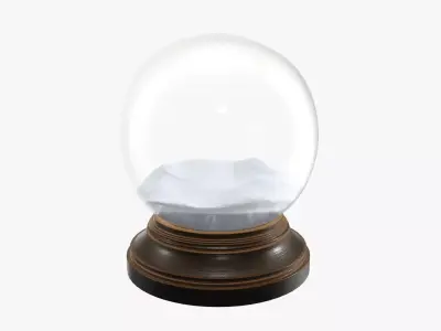Snow globe toy 01 3D model