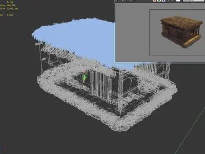 gAME Desert House - House 08 3D model