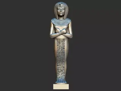 Ushabti of Tutankhamun statue  3d printable model 3D print model