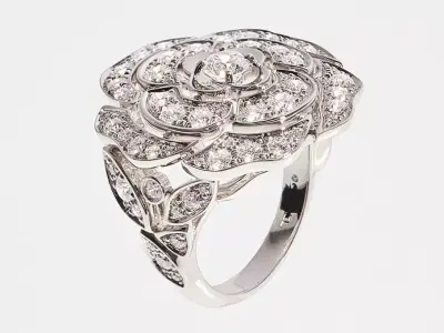 CAMELIA RING COCO 3D print model