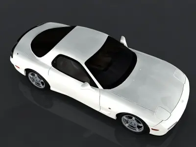 Mazda RX-7 1997  Low-poly 3D model