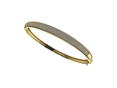 Diamonds Jewelry Bracelet 3D print model