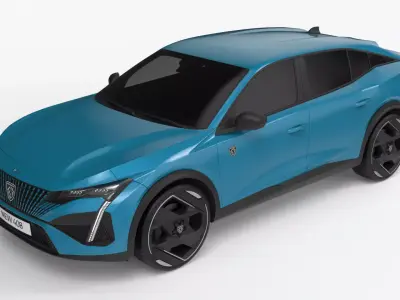 Peugeot 408 3D model