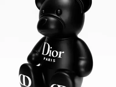 Dior Bear toy 3D print model
