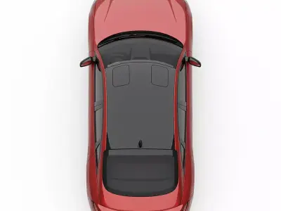 Hyundai IONIQ 6 N Inspired Low-poly 3D model