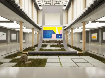 Hanok Korean Heritage Gallery Place 3D model