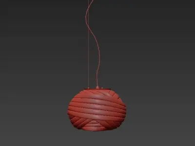 Cloud pendant lamp 3D model