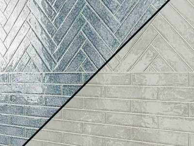 Roman glass tile 3D model