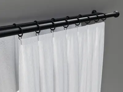 Curtains 03 collection 1 3D model
