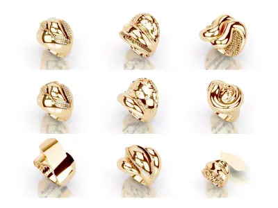 Turkey Ring 3DM Jewelry CAD Files for Designers Manufacturers 3D print model