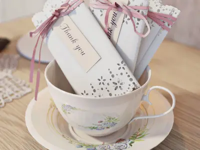 Decorative set in the style of Provence 3D model