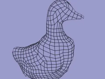 Christmas Duck 3D model