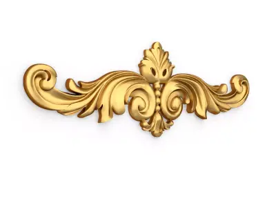 carved classic decorative ornament cnc 3d printing stl 62 3D model