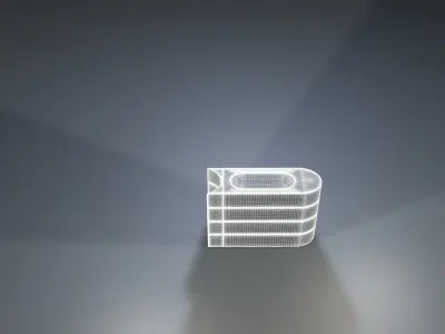 Tecpro Barrier 3D Print 1 is to 20 scale model 3D print model