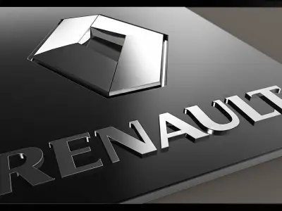 Renault logo Free 3D model