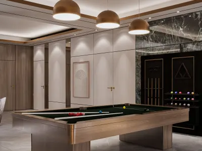 Luxury Villa Basement  3D model