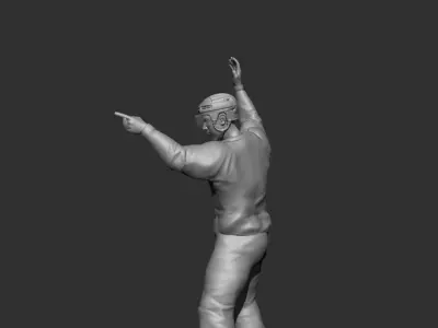 Hockey referee 3D model 3D print model