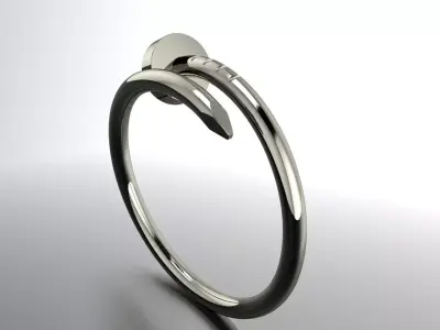 NAIL RING PRINTING MODEL 3D print model