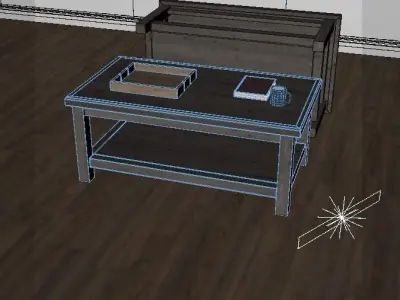 table 02 Free low-poly 3D model