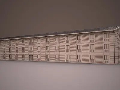 PREFABRICATED BUILDING 4 3D model