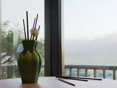 Decorative Vase Low-poly 3D model