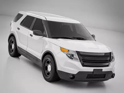 American SUV Car 3D model