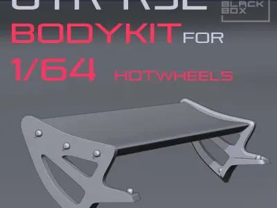 GTR R32 BODYKIT For Hotwheels 1-64 3D print model
