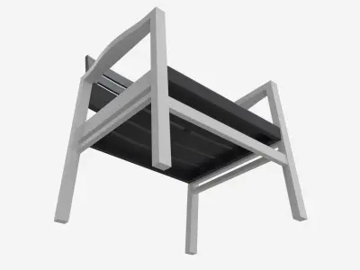 Garden chair Surabaya 3D model