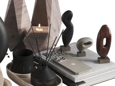 Decorative set 14 3D model buy