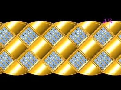 cuban chain luxury 3D print model