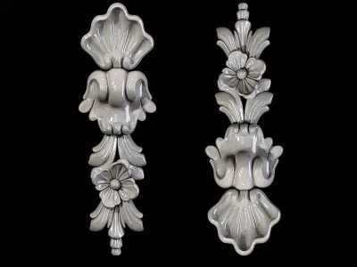 Classic carved 008 3D model