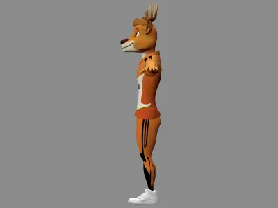 Khelo India deer  3D print model