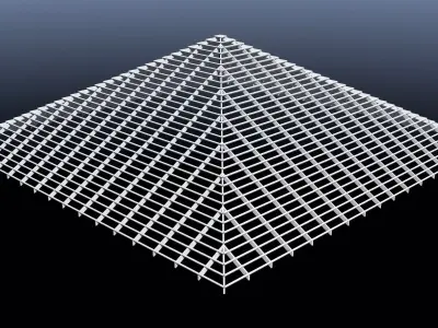 Roof structure 25O12 3D model