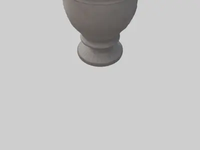 Outdoor vase model 3D model