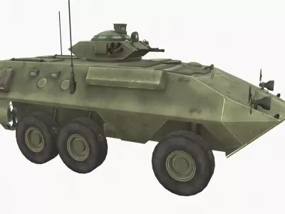 Grizzly CP Low-poly 3D model