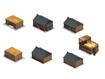 gAME Pei Cheng Building - House 01 3D model