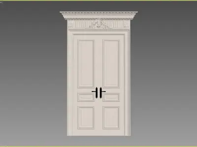 Classic Doors 01 3D model