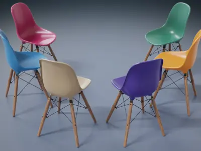 Eiffel Chair 3D model