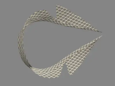 Dress collars scarves and necklaces decorated 3d models 3D model get