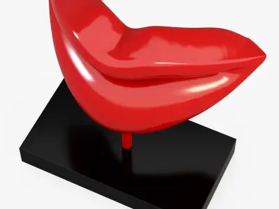Figurine Lips 3D model