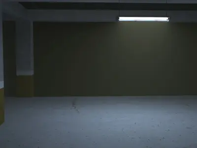 Parking Lot 3D model