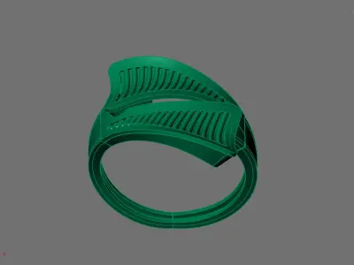 Women Ring Plain Ring Ready STL 3DM Models Womens Rings 3D print model 46