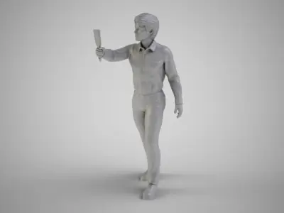 Paint Man 3D print model