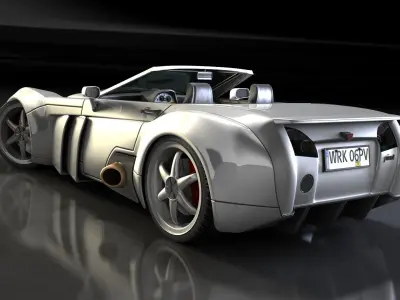Pivot Roadster Concept 3D model