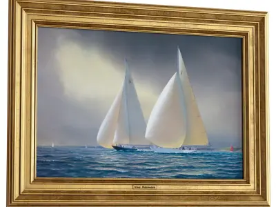 Classical picture in a wooden frame 3D model