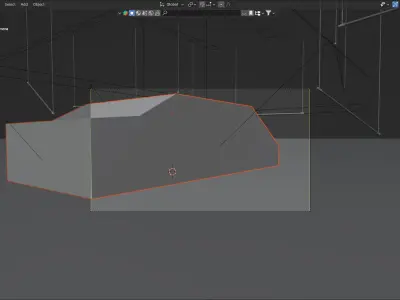 Neon Studio 3D Scene  3D Blender File 3D model